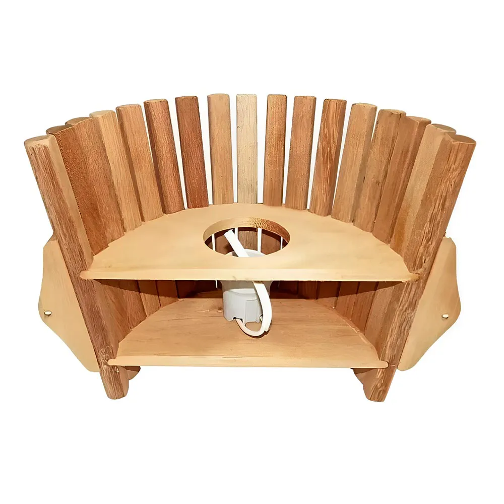 LUMINÁRIA DE MADEIRA PARA SAUNA SECA IMPERCAP - Imagem 2