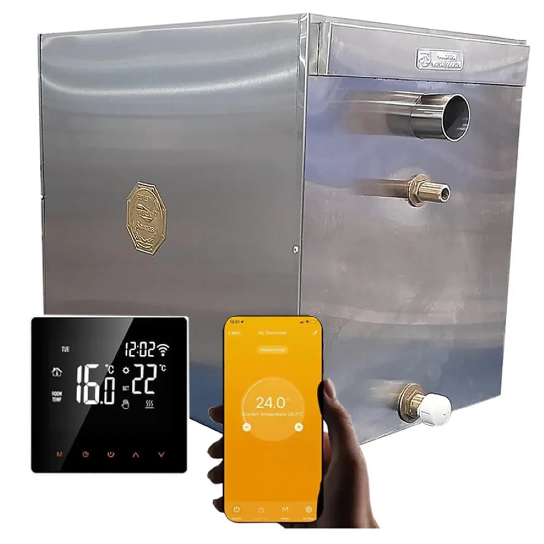 SAUNA 36 KW IMPERCAP Tensão 3~ 220V/380V - PAINEL SMART