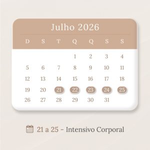 JULHO - intensivo corporal