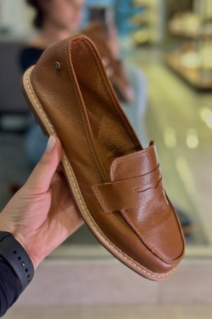 Mocassim Feminino Clássico em Couro Legítimo