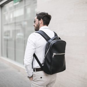 Mochila Masculina de Couro